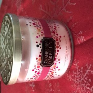Bath and body works cranberry pear Bellini candle
